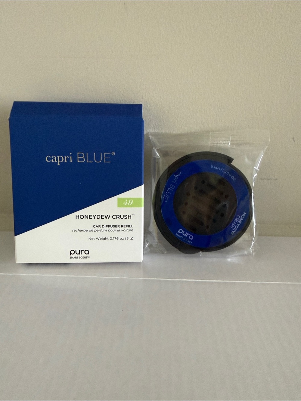 capri BLUE Honeydew Crush Car Diffuser Refill - Blue